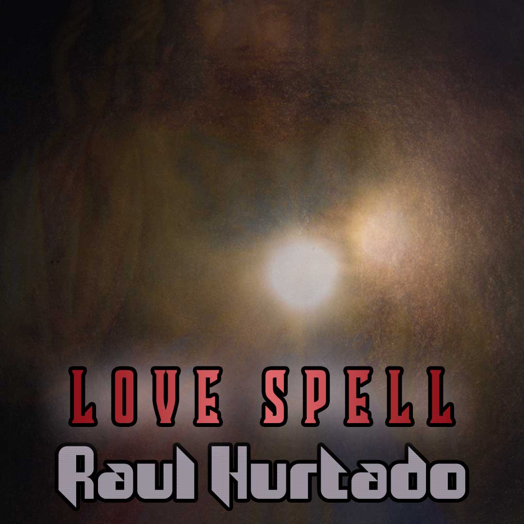 Love Spell artwork showing a bright light coming out from the heart of Jesus